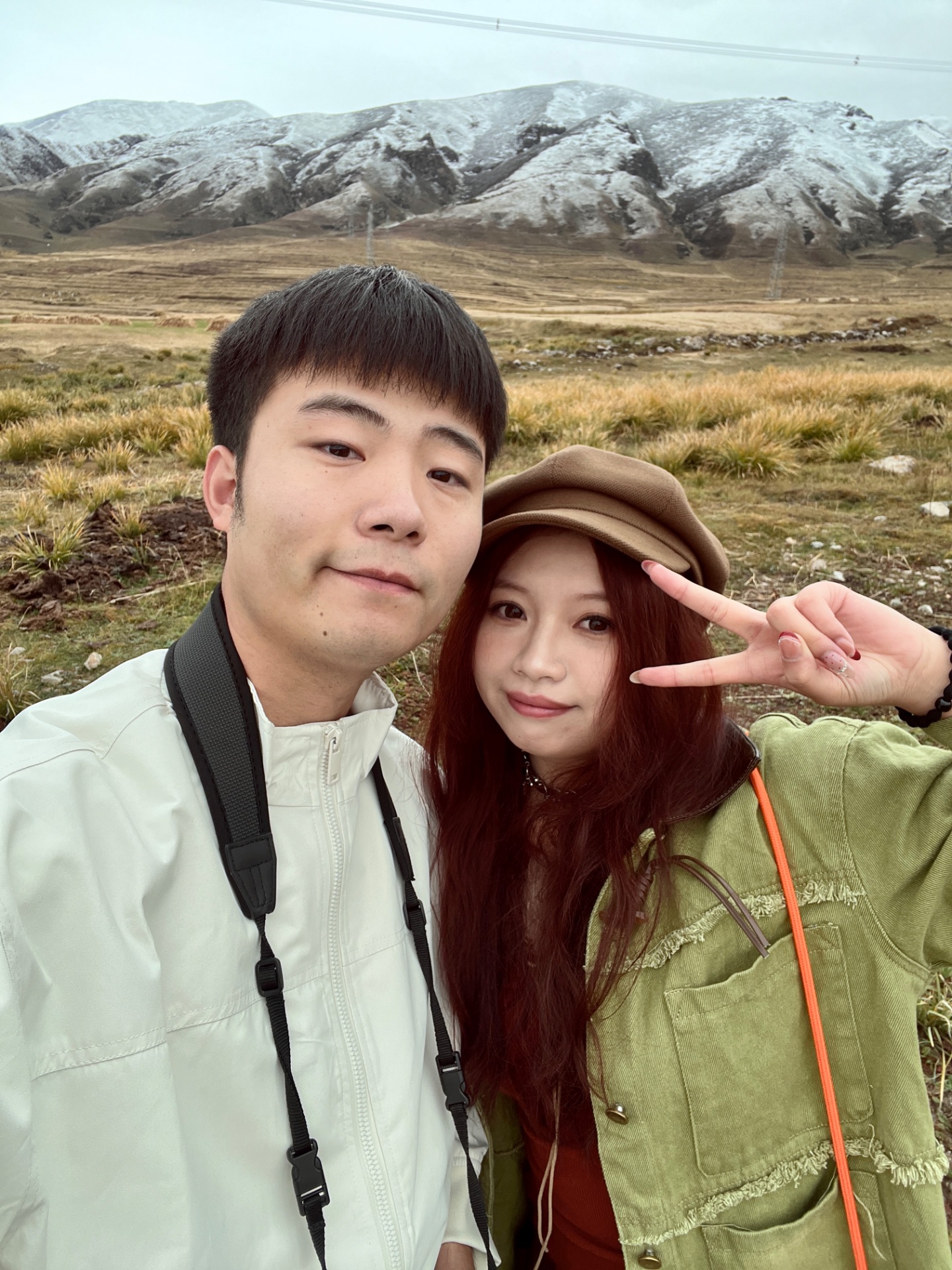 第一次看雪山🏔️